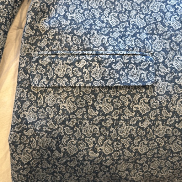Vintage Tommy Hilfiger Paisley Sport Coat Size 48R - Picture 2 of 9